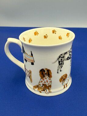 COOKSMART Dog Lover's Mug, Fine China, Made in England